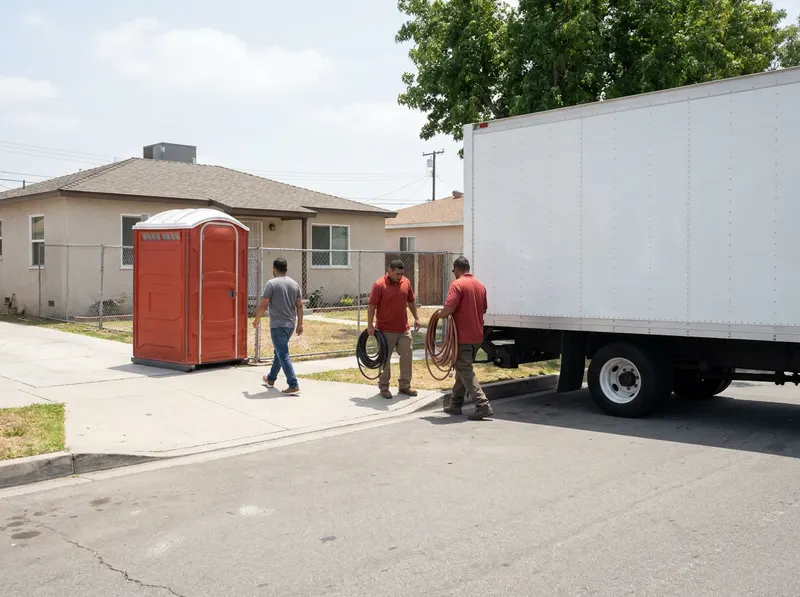 Construction Site Porta Potty Rental in Comptom, CA