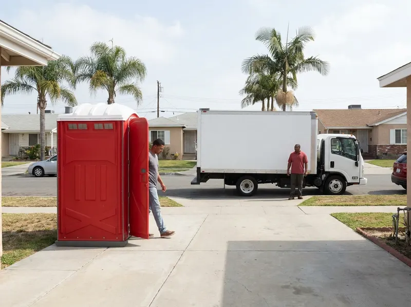Deluxe Flushable Restroom Rental in Comptom, CA